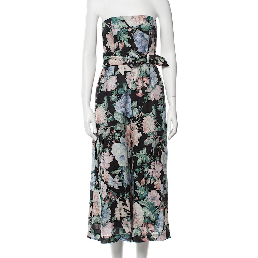 Zimmermann
Floral Print Strapless Jumpsuit
Size: S